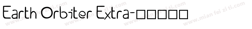 Earth Orbiter Extra字体转换